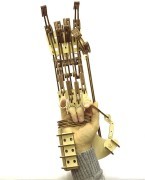 Деревянный 3D-конструктор Wood Trick - Механическая рука, Коричневый
