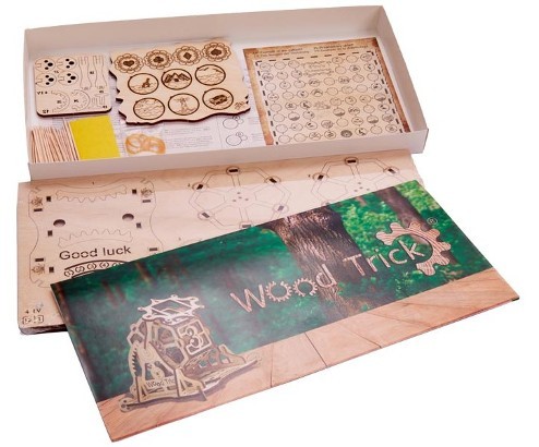 Деревянный 3D-конструктор Wood Trick - Колесо Фортуны