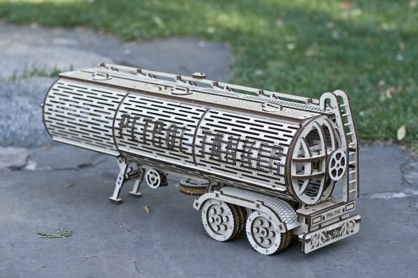 Деревянный 3D-конструктор Wood Trick - Прицеп-цистерна