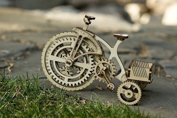 Деревянный 3D-конструктор Wood Trick - Велосипед-Визитница