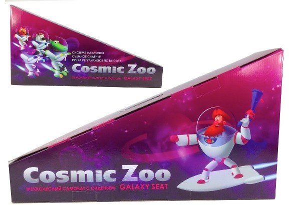 Трехколесный самокат Cosmic Zoo Galaxy Seat