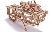 Деревянный 3D-конструктор Wood Trick - Прицеп Автовоз