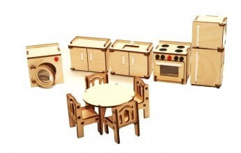 Мебель для кукольного домика ХэппиДом Кухня
