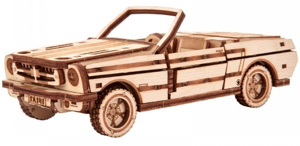 Деревянный 3D-конструктор Wood Trick - Кабриолет