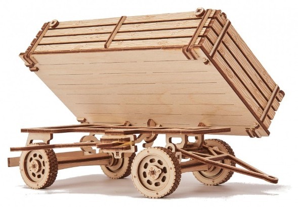 Деревянный 3D-конструктор Wood Trick - Прицепы для трактора