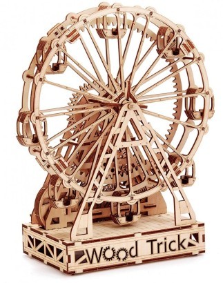 Деревянный 3D-конструктор Wood Trick - Механическое колесо обозрения