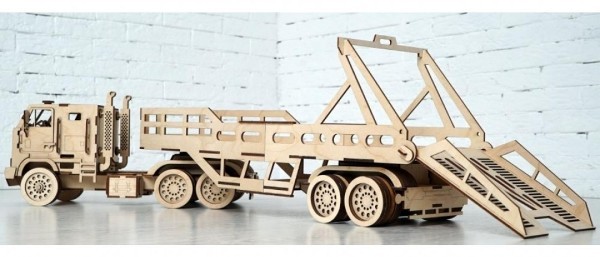 Деревянный 3D-конструктор Lemmo - Автовоз