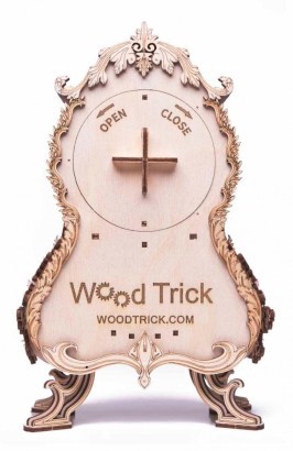 Деревянный 3D-конструктор Wood Trick - Винтажные часы