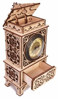 Деревянный 3D-конструктор Wood Trick - Классические часы