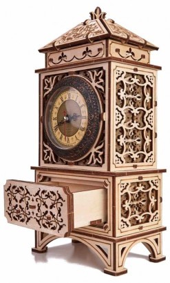 Деревянный 3D-конструктор Wood Trick - Классические часы