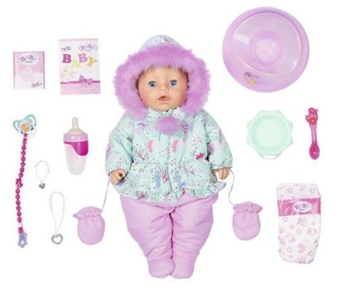 Кукла Zapf Creation Baby Born интерактивная Зимняя, 43 см
