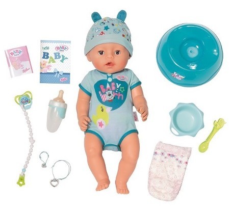 Кукла Zapf Creation Baby Born мальчик интерактивная, 43 см