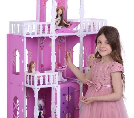 Кукольный дом с мебелью Krasatoys Дом «Малика»