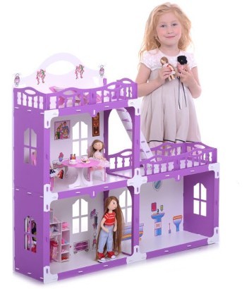 Кукольный дом с мебелью Krasatoys Домик «Анна»