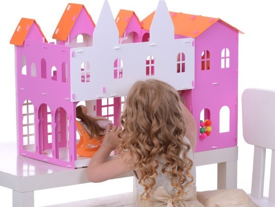 Кукольный дом с мебелью Krasatoys Замок «Джульетта»