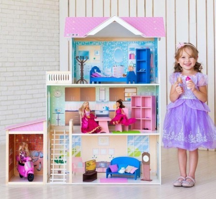 Кукольный дом с мебелью Paremo Розали Гранд