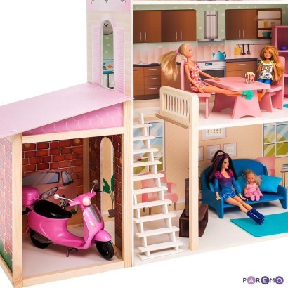 Кукольный дом с мебелью Paremo Розали Гранд