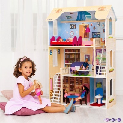 Кукольный дом с мебелью Paremo Шарм