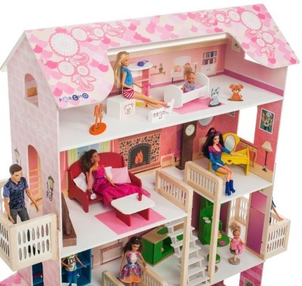 Кукольный дом с мебелью Paremo Нежность