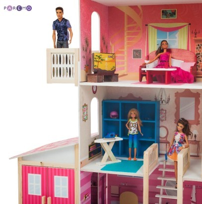 Кукольный дом с мебелью Paremo Нежность