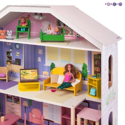 Кукольный дом с мебелью Paremo Фантазия