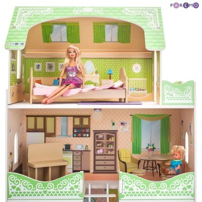 Кукольный дом с мебелью Paremo Луиза Виф (7 предметов)