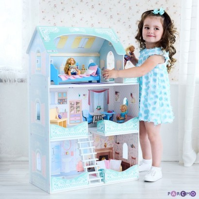 Кукольный дом с мебелью Paremo Вивьен Бэль (7 предметов)