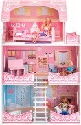 Кукольный дом с мебелью Paremo Адель Шарман (7 предметов), Розовый