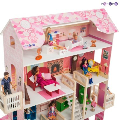 Кукольный дом с мебелью Paremo Нежность (28 предметов)