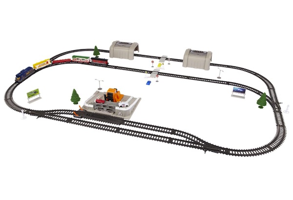 Делюкс набор с автопогрузчиком, туннелем и аксессуарами Power Trains